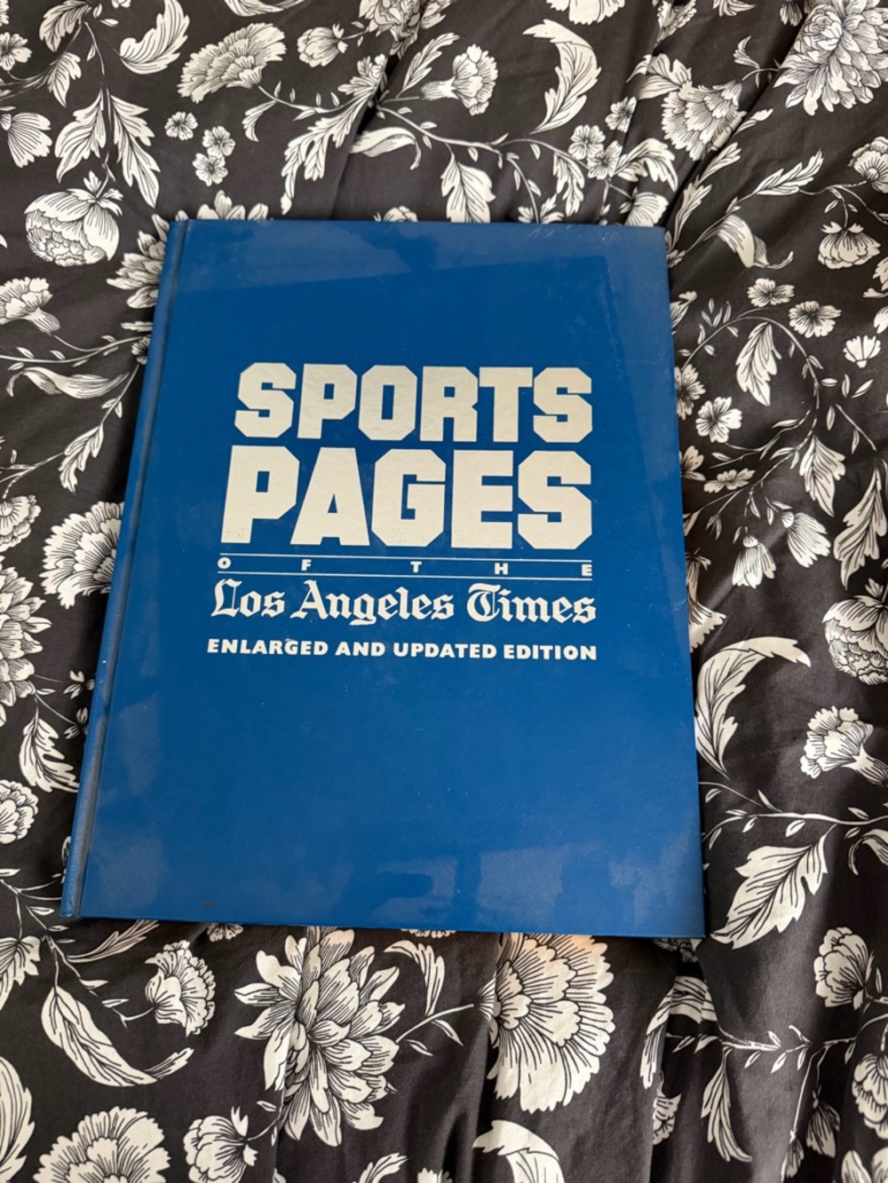 Vintage 1990's Sports Pages Los Angeles Times Hardcover Book